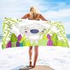 Cartoon Koala Serie Meeresurlaub Strandtuch Schwimmbad Badetuch Mikrofaserhandtuch