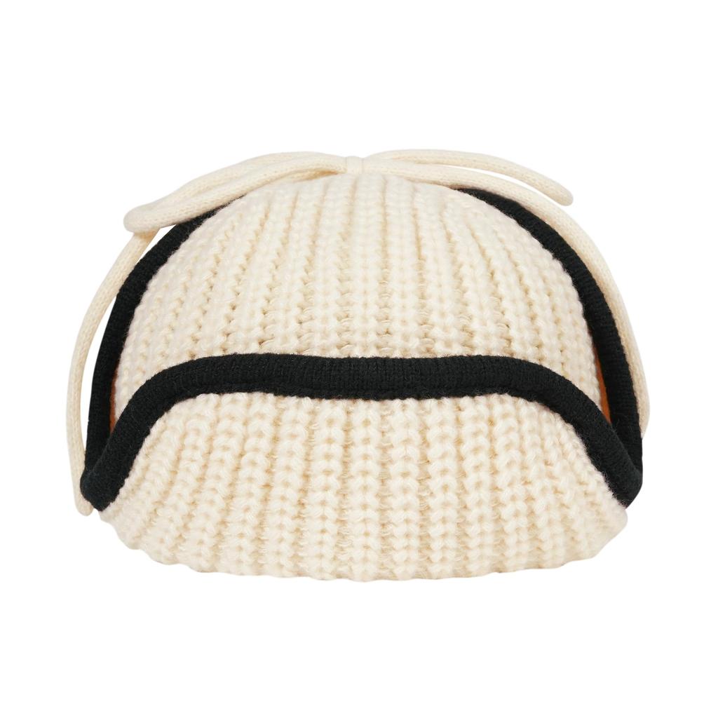 Knitted Hat with Flight Knit for Warm Winter Knitted Hat [Clape] Earflaps, Cap, Windproof, Winter, Skiing, Hiking, Autumn, Winter, Travel, Outdoors,