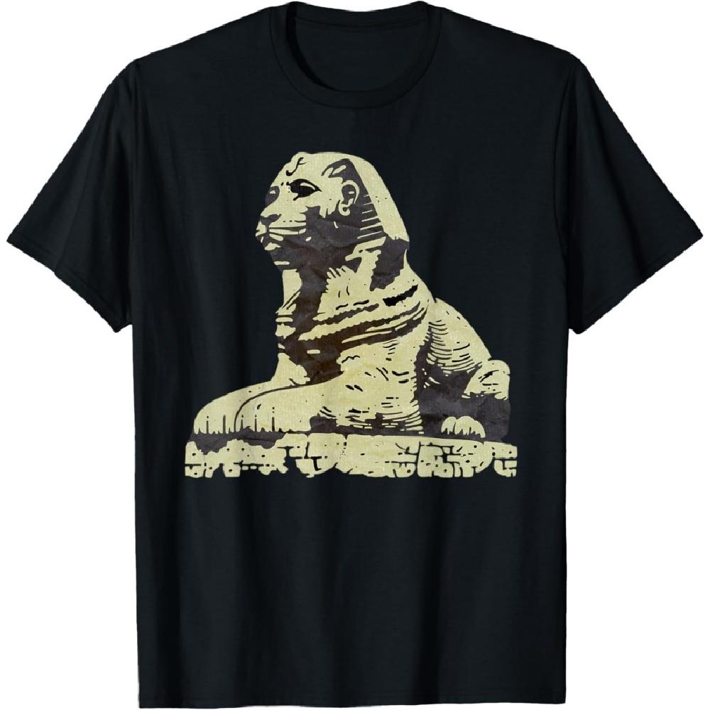 

Ancient Egyptian Pharaohs Vintage Aesthetic Pharaoh Sphynx T-Shirt S