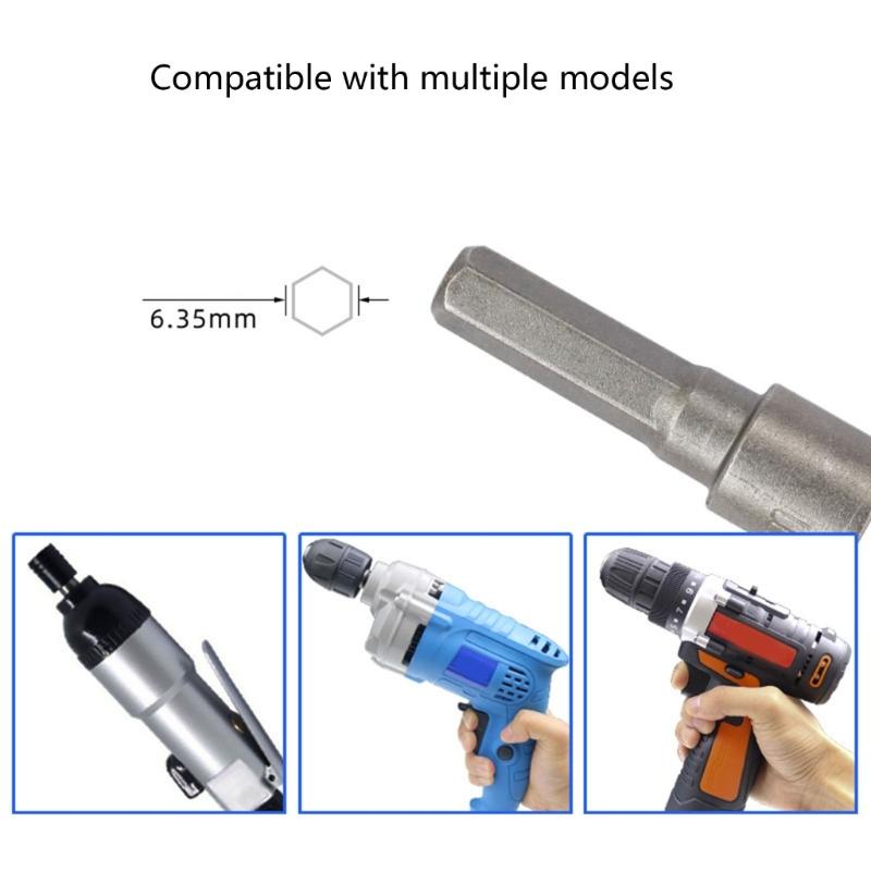 Precise Engineered Hexagonal Handle Socket Extension Rod Pneumatic Screwdriver Suitable for Tool Repairs DIYer Projects