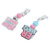 Nurse Badge Reel Holder Retractable Hand Painting Beaded Nursing Student Badge Reel Clip for Nursing