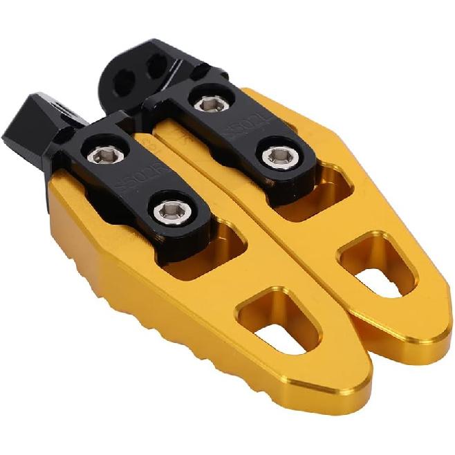 AnXin Motorcycle Passenger Foot Pegs Footrest Rear Footpegs for DRZ400 DRZ400S 00-23 DRZ400SM 05-23 GSXR600 97-00 GSXR750X 96-99 GSF600S 96-99