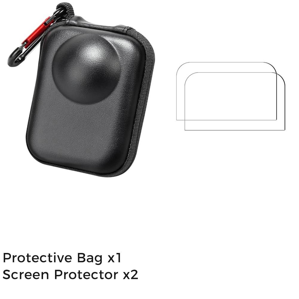 For DJI Osmo 360 Bag, Lens Protector Case Cover Tempered Glass Screen Protection for DJI Osmond 360 Camera Accessories