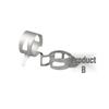 Elastic Hose Clamp, 65 Manganese Steel, Dacromet Gray Q673, Automotive Oil Application.