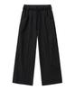 Yuupeu Frill Wide Pants - Black