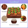 And Carrot Vegetable Garden Interactive Dog Plush Toys For Pet Stress Relief
