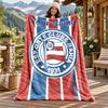 Esporte Clube Bahia Custom Name Flannel Blanket Personalized Soft Warm Plush Throw Blanket Customized Gift for Family Friends