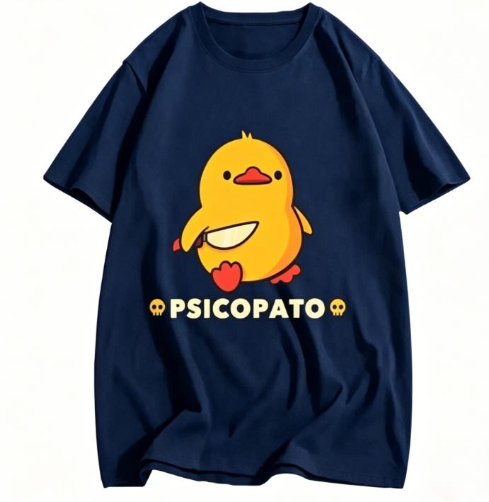 Summer Unisexs and WoUnisexs Top with Duck and Knife Pattern for An Interesting Clothing Design Tshirt Moisture Wicking Breathable
