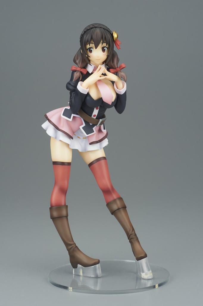 Požehnání této nádherné figurce KonoSuba v měřítku Yunyun, lakované z PVC, Božího světa!2 1/8