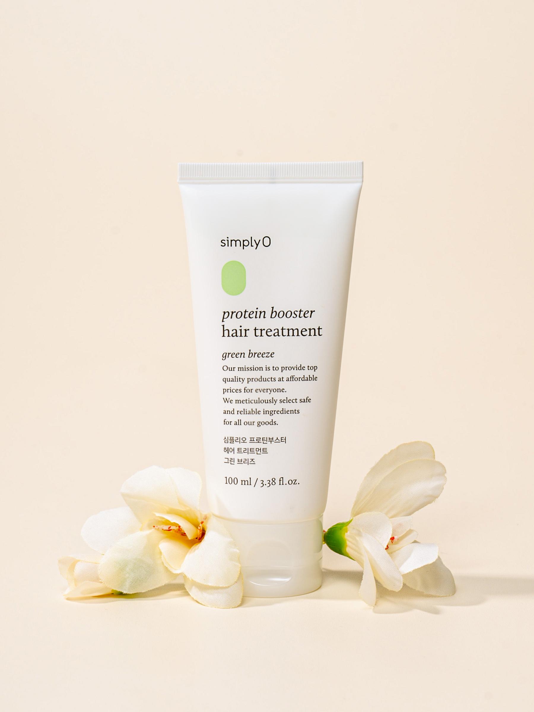 

Simplio Protein Booster Hair Treatment 100ml - Green Breeze Scent 1ea