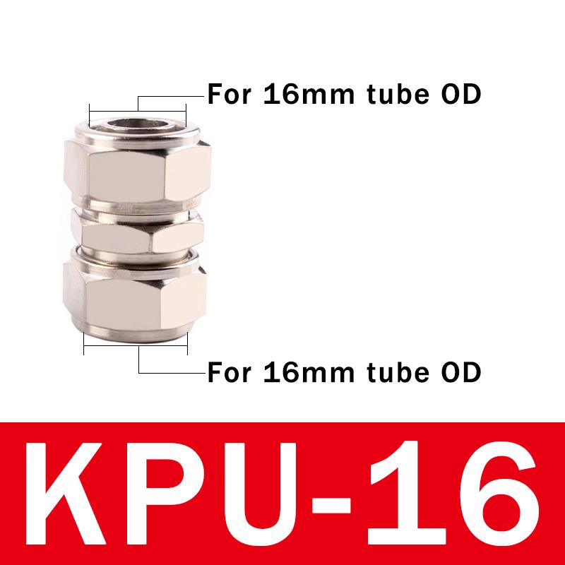 10Pcs PU-4 6 8 10 12 14 16 MM OD Hose Tube Connect PU Tube Direct Pneumatic Connector Quick Fast Twist Air Hose Tube Fitting