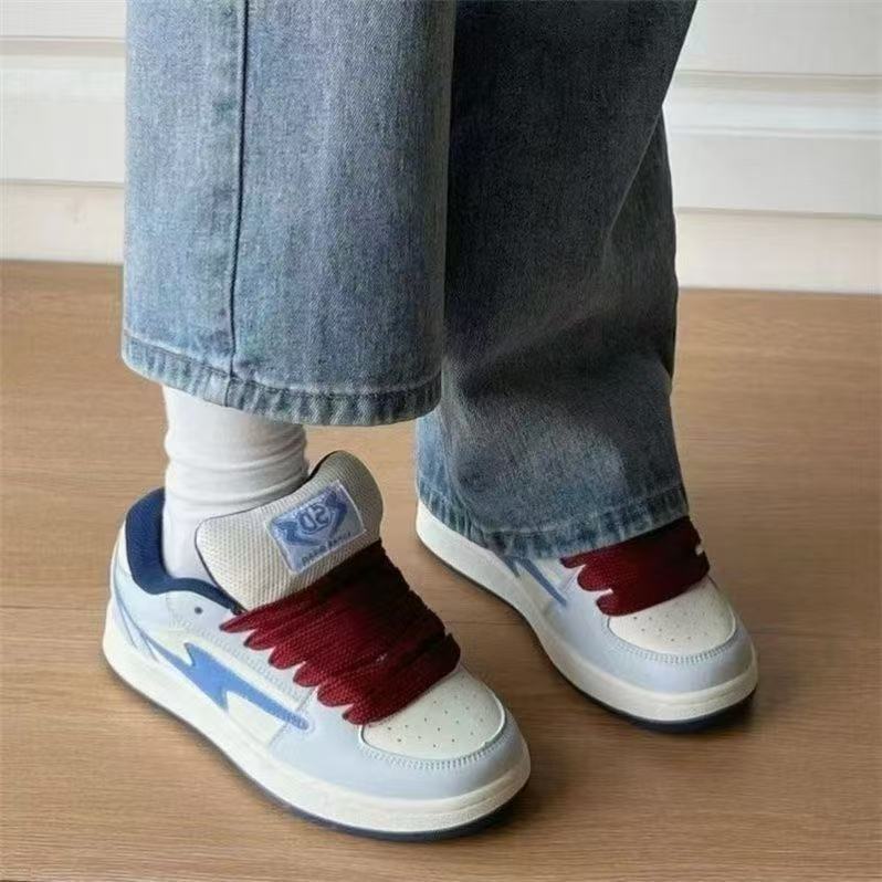 Кроссовки  Дофаминовый молниеносный  оригинальные нишевые кеды ретро повседневные  хлебные  кроссовки 35