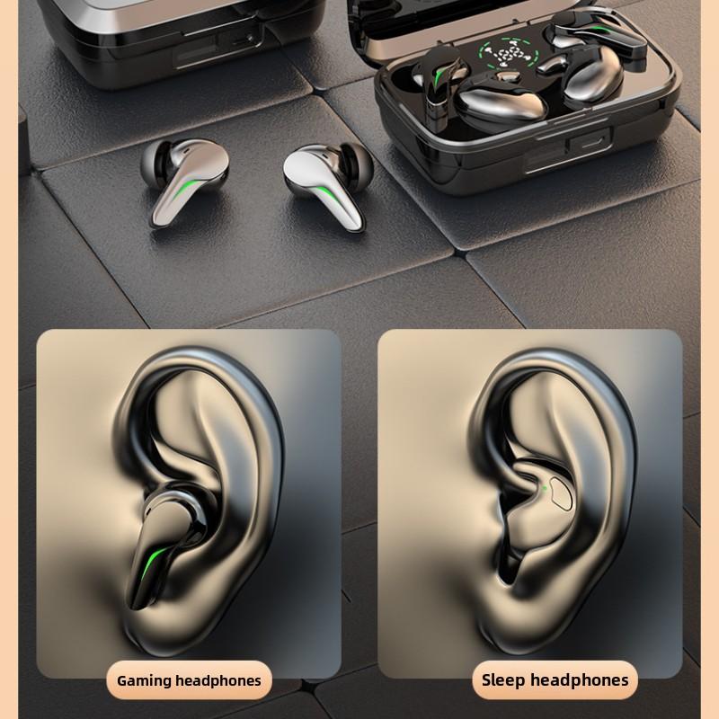 Kabellose Bluetooth-Kopfhörer Ultralange Ausdauer E-Sport Gaming In-Ear-Kopfhörer mit Geräuschunterdrückung für den Schlaf