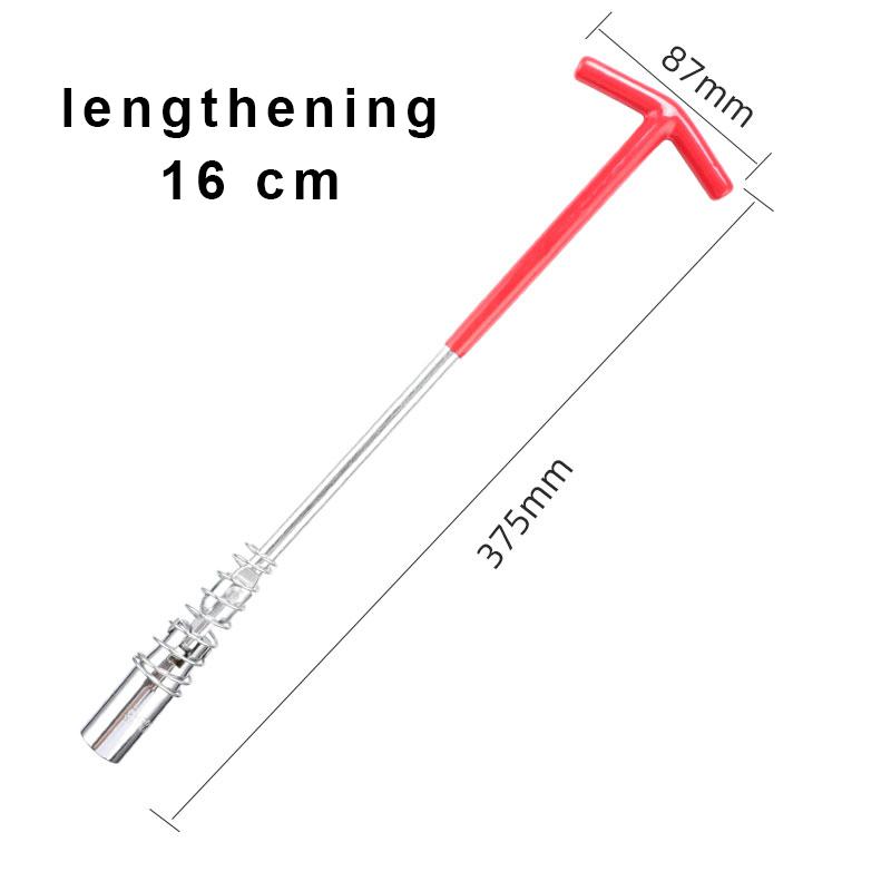 16mm/21mm Zündkerzen-Entfernungswerkzeug Schraubenschlüssel 360 Grad Drehung Zündkerzen-Steckschlüssel Auto-Reparaturwerkzeug T-Griff