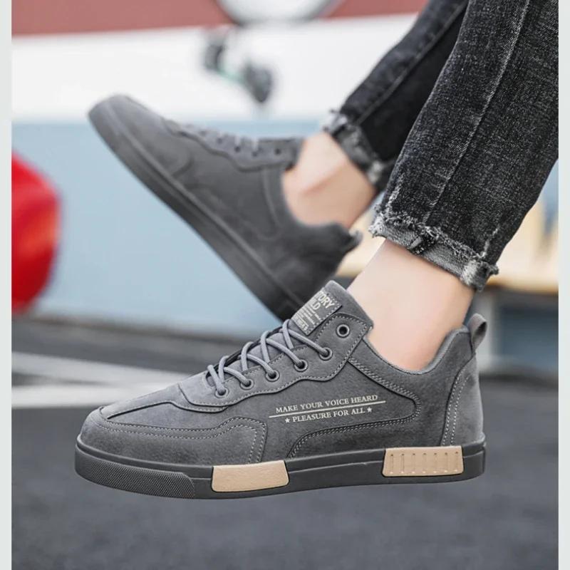 Модная мужская обувь для ходьбы на открытом воздухе Новые кроссовки Нескользящая мужская — фото 7