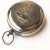Nautical Ross London Brass Round Pocket Compass Marine Navigational Royal Device Gift Item