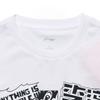 Li-Ning Cartoon Logo Print Fashion Trendy Versatile Round Neck Pullover Short Sleeve T-Shirt Casual Sports Suit Unisex Tops AHSUA21-1+AKST593-7