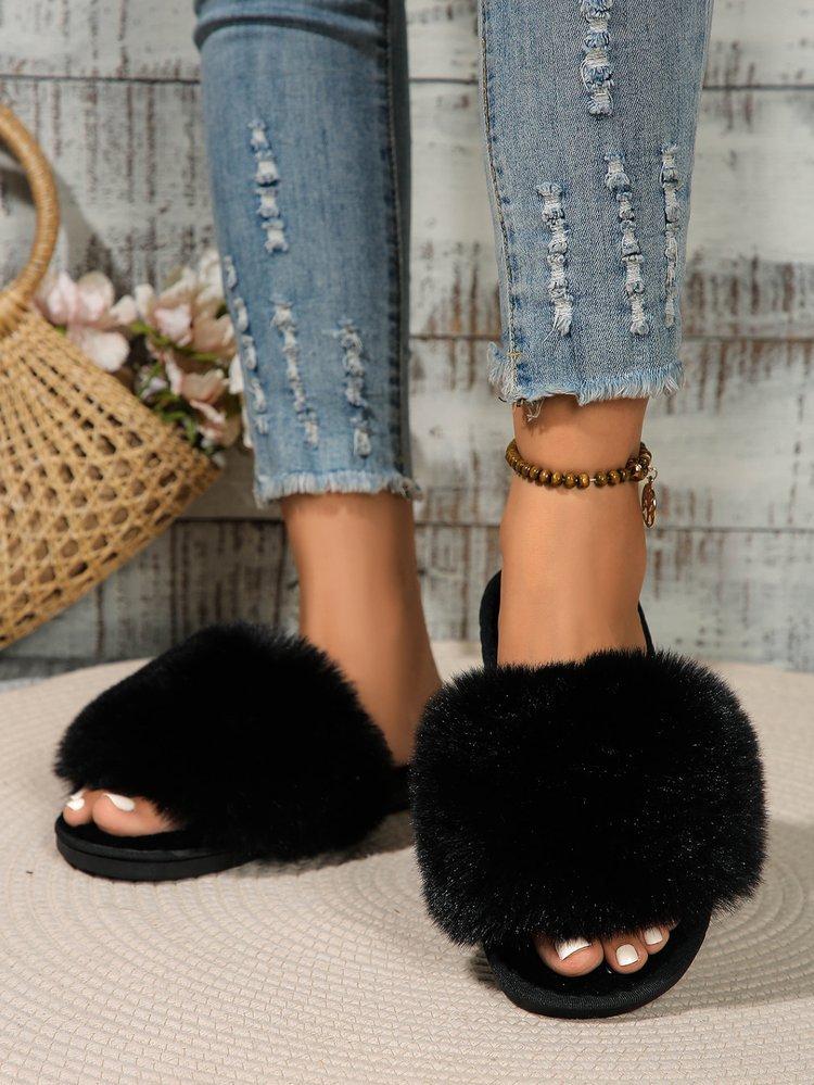 Women's Slippers Winter Home Warm Slippers Non-Slip Soft Comfort Home Couple Slippers