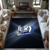 hertha bsc FC Soccer Football Pattern Soft Area Rug Non Slip Indoor Floor Carpet Sports Decor Mat for Bedroom