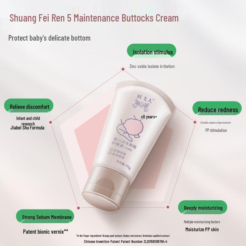 Two Flying Men Baby Bionic Fetal Fat Diaper Rash Cream