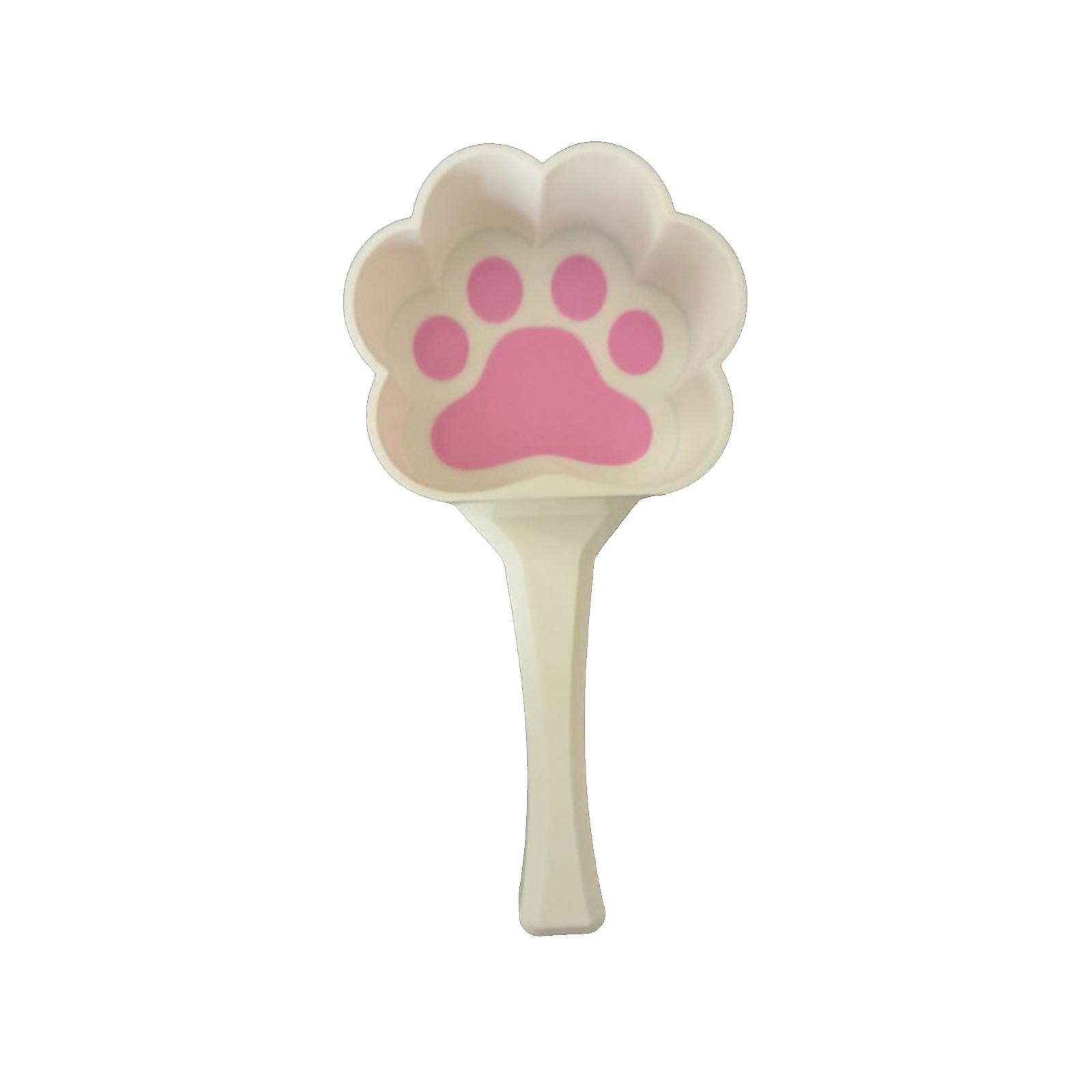 

Напечатанная на 3D-принтере ложка для корма для домашних животных, креативная милая кошачья ложка, милый кот держит забавную ложку One Size