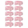 Bow Headband Wristband Set Towel Elastic Soft Washing Face Shower Make up Yoga Sports Skincare Headband for Women Girls
