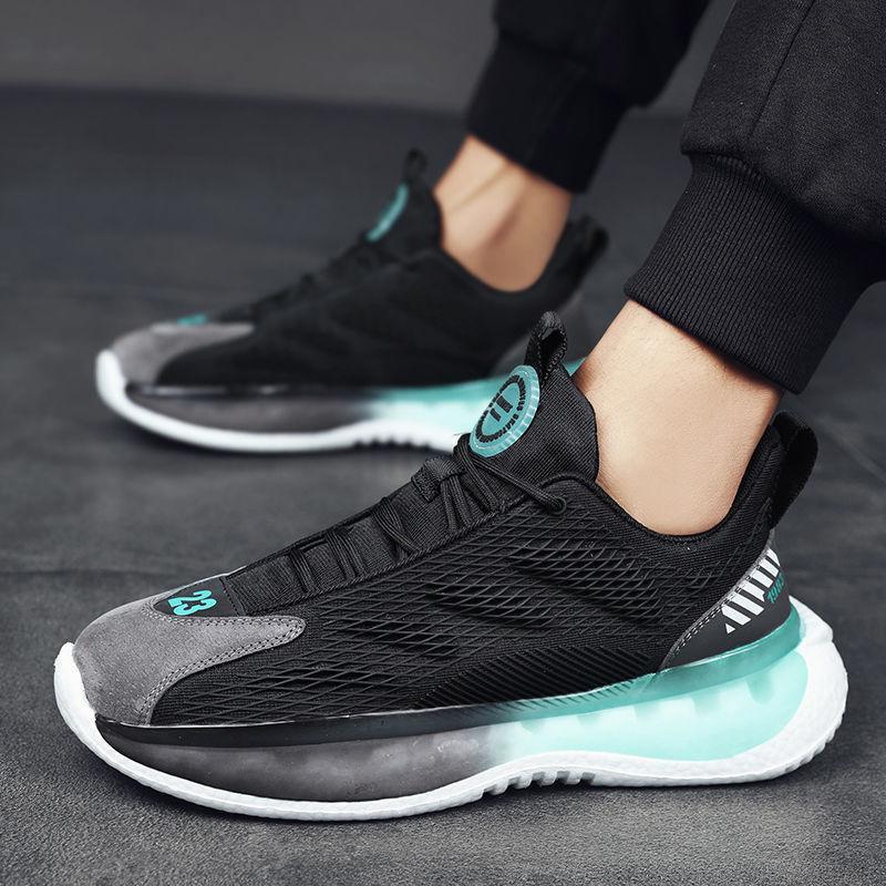 

Korean fashion sneakers men s new breathable low-top running shoes in the spring of 2025 soft-soled trendy men s shoes 39