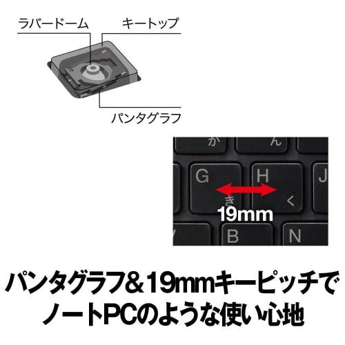 BUFFALO Compact Model Tenkeyless Wired Keyboard Black BSKBU305BK [Windows/PS4 Compatible]