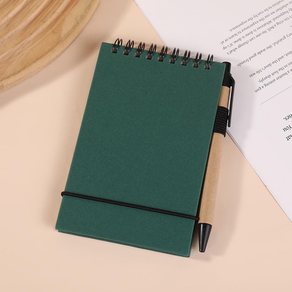 

Eco-Friendly Mini Flip-Up Sticky Note Pad with Pen Holder: Tearable Pages & Customizable Cover 50 sheets/100 pages