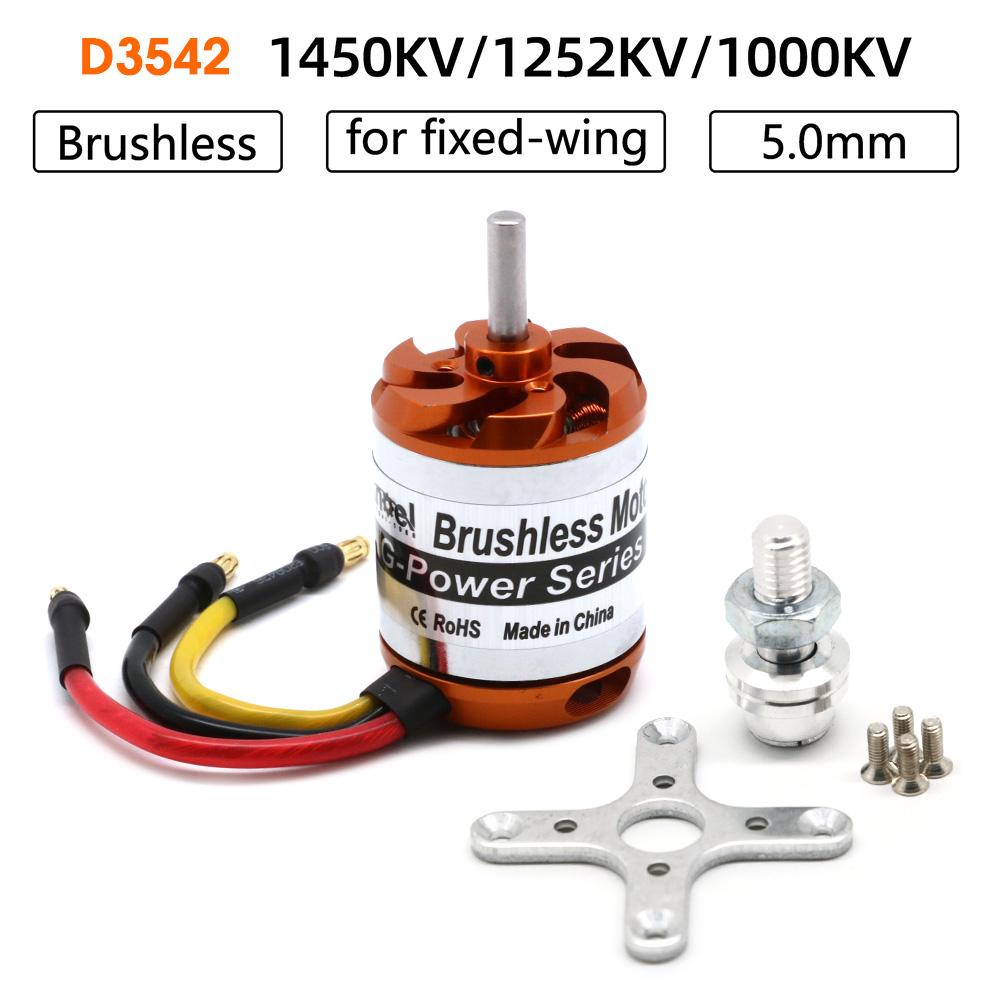 D3542 1450KV 1250KV 1000KV Brushless Motor Multicopter Outrunner For Mini Multicopters RC Plane Helicopter