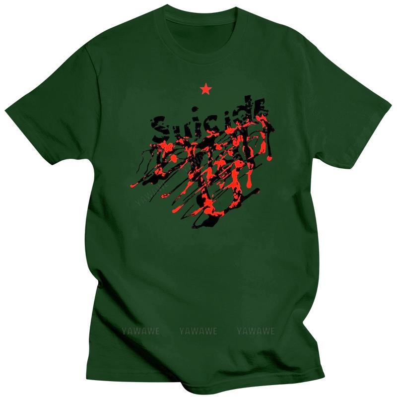 SUICIDE T-shirt (Alan Vega Talking Heads Swans Neu Youth Devo) Brand Casual Short Sleeve for Men Oversized Mens Summer Tshirt