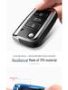Volkswagen Key Cover for Tiguan L, Teramont, Golf 7, Sportsvan, Lamando - TPU Electroplated Case with Buckle.