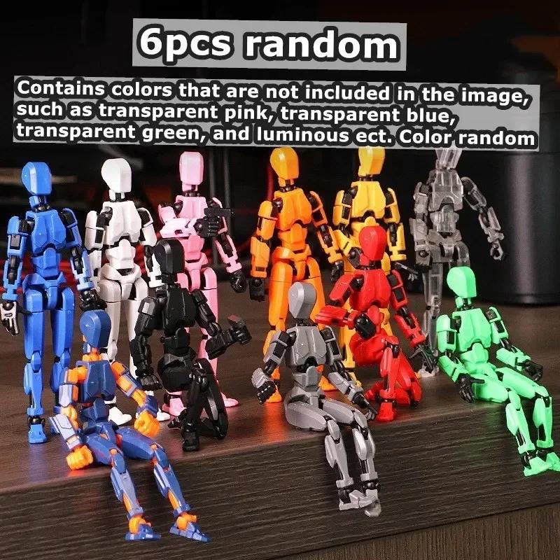 2/3/9PCS-Lucky Puppets 13 Doll,Multiple Styling Combinations Robot Model,Cheap Holiday Gift,Cool Robot Doll Desktop Decoration