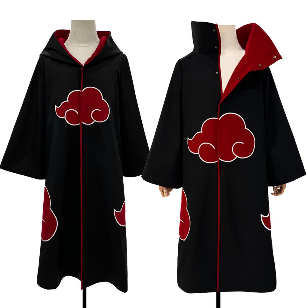 HOLOUN Anime Uchiha Itachi Uchiha Sasuke Cosplay Kostým Výšivka Plášť Tým Jestřáb Pain Konan Sasori Halloween Vánoce S-2XL