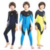 Kids Rash Guard Swimsuit With UPF 50 Sun Protection Quick Dry Long Sleeve Dive Suit Boys Girls