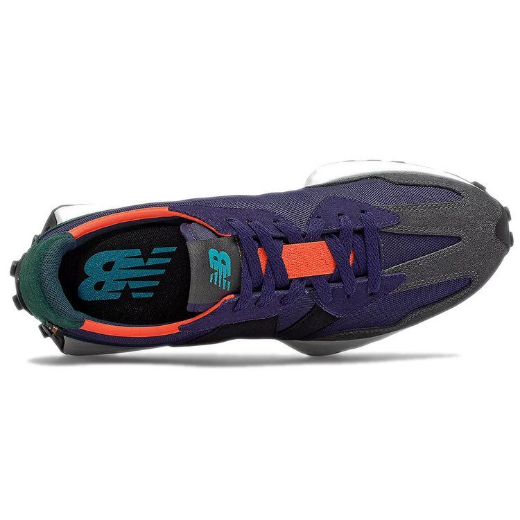 New Balance 327 Unisex Black Purple Low Top Casual Running Shoes Comfortable MS327WA1