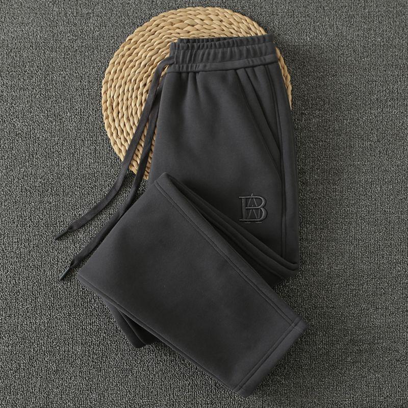 

Темно-зеленые зимние утепленные повседневные женские спортивные штаны Iron Gray(Fleece-lined paragraph) M-code pants