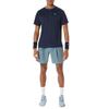 Asics Game Polo Breathable Ribbed Round Neck T-Shirt Men Tops 2041A379-400