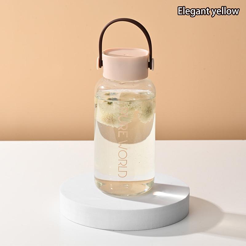 

Милый летний пластиковый стаканчик для студентов, спортивная бутылка для воды, подарочный портативный герметичный стаканчик кофейный