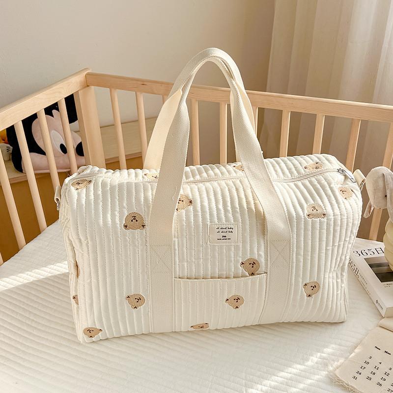 Cute Animal Pattern Korean Style Mommy Bag Spacious Diaper Bag For Preschool Use