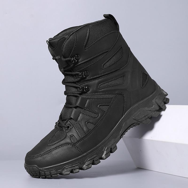 Men's Large Combat and Hiking High-Top Boots