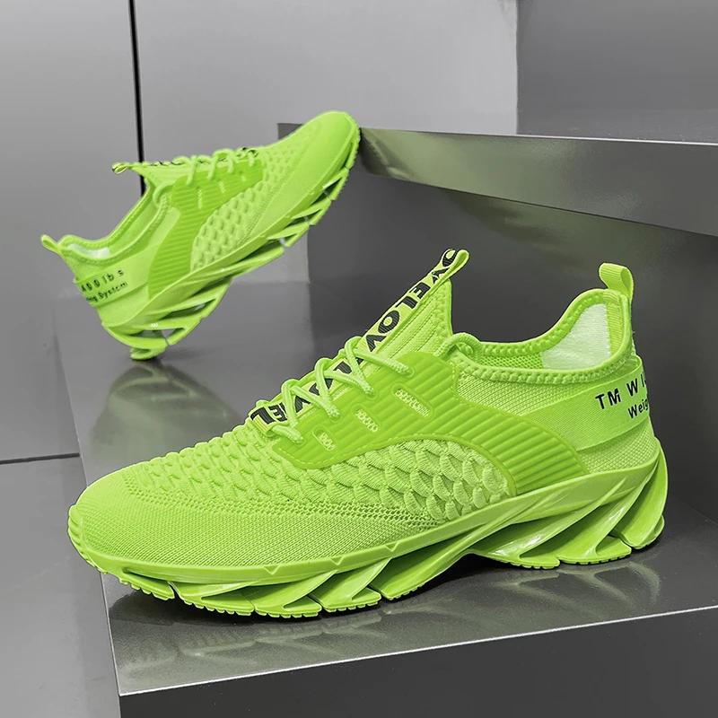 MAEDEF Mens Sneakers Men's Running Sports Shoes Summer Breathable Mesh Male Casual Sneakers Fitness Jogging Trekking Men's Shoes