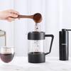 Thickened Glass French Press Coffee Maker Rust-Free Hand Punch Pot  Camping Travel