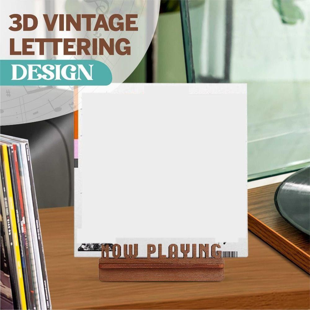Handmade Wooden CD Rack Removable Desktop Display Stand Retro Vinyl Record Stand  TV Cabinet