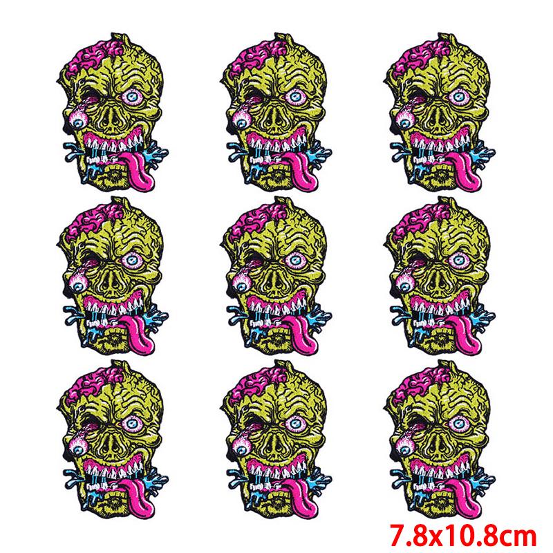 10 teile/los Großhandel Stickerei Patch Eisen Auf Patches Für Kleidung Patches Auf Kleidung Jacken Dekor Applikation Nähen Liefert