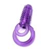 Jelly Bullet Double Penis Cock Cage Rings Anal Vibrator Masturbator Massager Erotic Adult