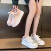Mesh Soft Soled Lightweight Small White Shoes for Women New Thick Soled Height Increasing Casual Sports Shoes Women Sneakers