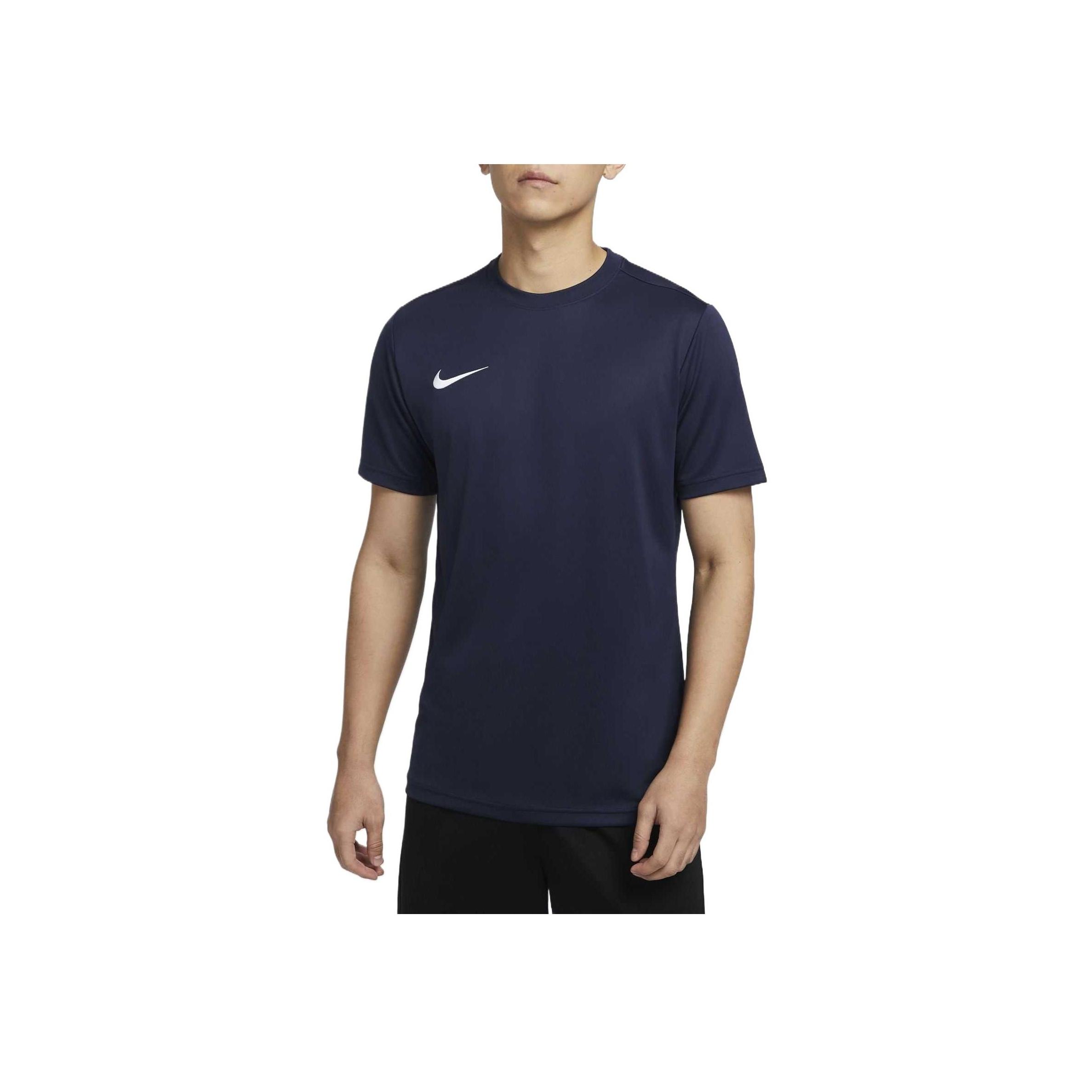 

Nike Dri-Fit Ss25 Быстросохнущий Удобный Пуловер Футболка с Коротким Рукавом Мужские Топы Темно-Синий IB8640-410 M