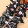 10/20pcs Halloween Bows with Hair Clip for Baby Girls Handmade Printed Pumpkin Head Festival Party Holiday Kids Hair Accessories