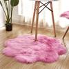 Floral Shaped Plush Area Rug Living Room Bedroom Window Seat Modern Decor Soft Acrylic Floor Mat